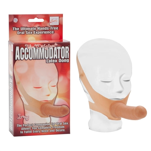 Upgrade Your Oral Game with The Original Accommodator Latex Dong - Hands-Free Pleasure Guaranteed!