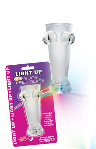 Spice up your party with the Flashing Boobie Beer Glass - the ultimate drinking novelty!