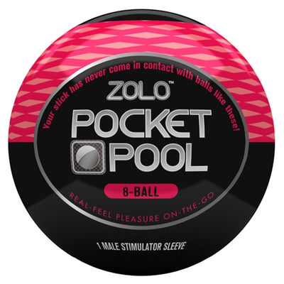 Score big with the 8-Ball Zolo Pocket Pool - the ultimate male masturbation aid!