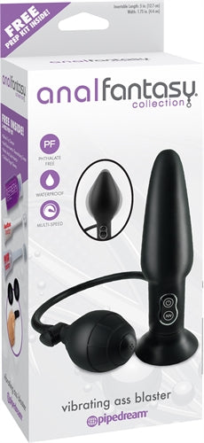 Experience Intense Pleasure with the Vibrating Anal Blaster - 7 Pulsation Patterns and Suction Cup Base Included!