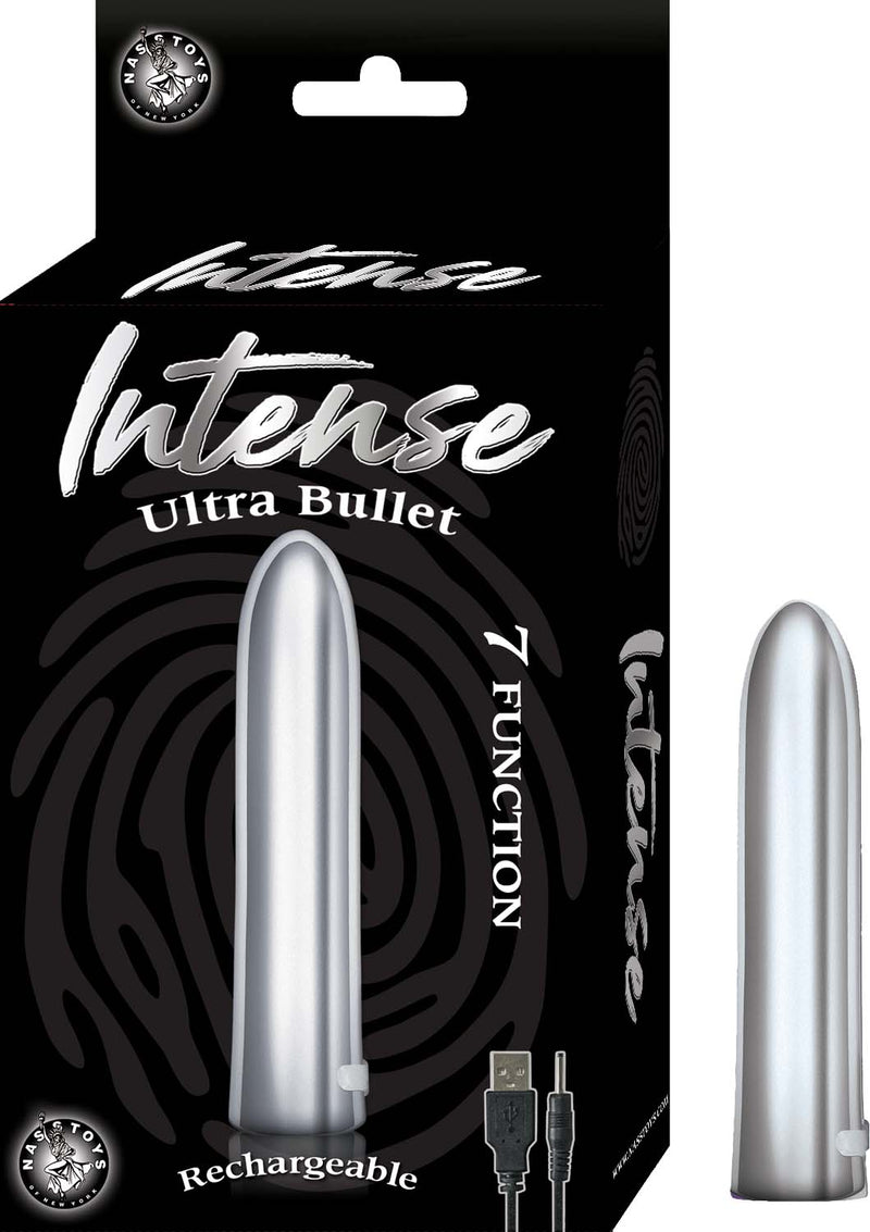 Experience Ultimate Pleasure with the Waterproof Intense Power Bullet - USB Rechargeable and Eco-Friendly with 7 Vibration Functions!