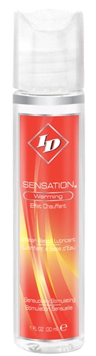 Spice Up Your Play with ID Sensation Warming Lubricant - Made in USA, Top 300 Water-Based Formula for Arousing Warmth