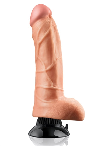 Realistic Dildo Vibrator with Ultra-Strong Suction Cup Base and Vibrations - Body Safe and Waterproof for Ultimate Pleasure