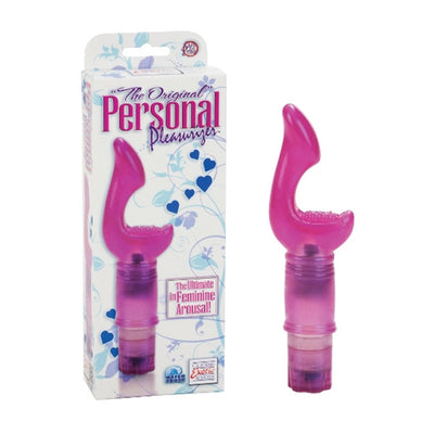 Contoured Clit Stimulator and G-Spot Vibrator with Tantalizing Ticklers - Wireless, Waterproof, and Phthalate-Free for Ultimate Pleasure.