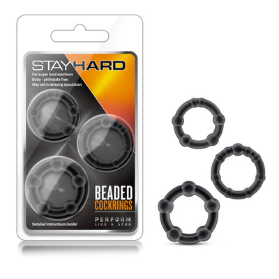Stay Hard Cock Rings - 3 Pack for Ultimate Pleasure and Performance