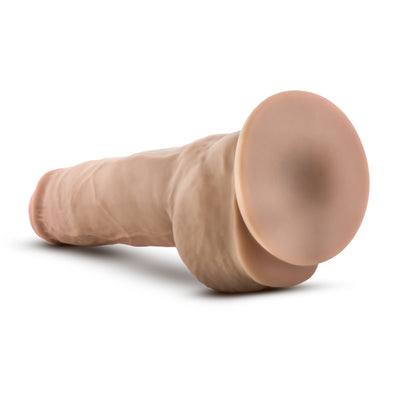 Sensa Feel Big Boy 10 Inch Dual Density Dildo with Suction Cup Base for Intense Pleasure and Flexible Spine for Wild Rides.