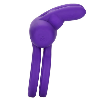 Upgrade Your Pleasure with the Silicone Rechargeable Rockin Rabbit Flicker - The Perfect Dual Stimulator Ring for Couples!