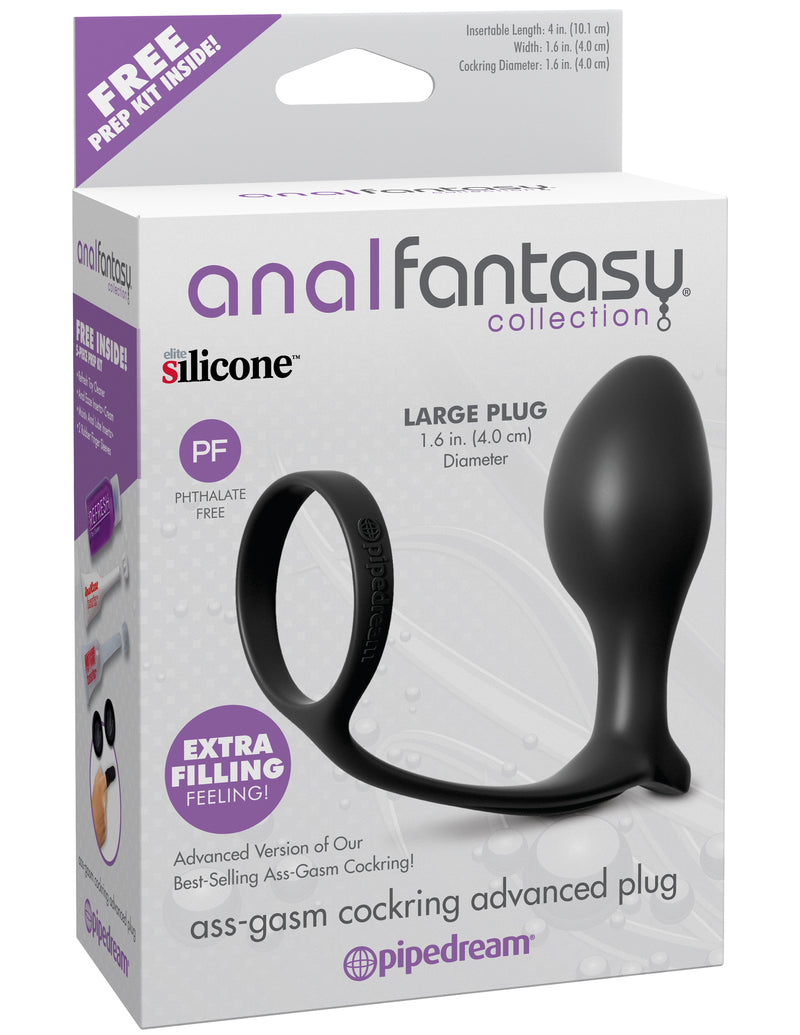 Silicone Cockring with Prostate Stimulator for Explosive Ejaculations and Endless Fun