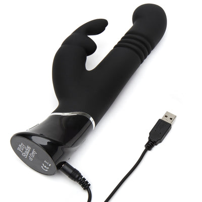 Indulge in Pure Bliss with the Greedy Girl Thrusting Rabbit Vibrator
