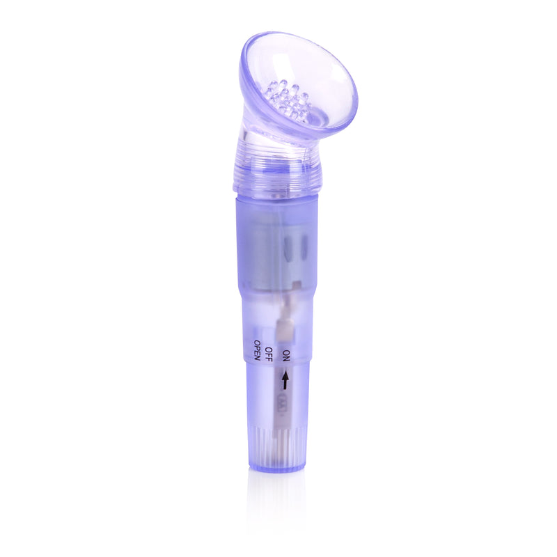 Pocket Pleasure Massager with Interchangeable Tips - Waterproof and Phthalate-Free for Ultimate Solo Play!