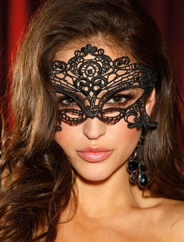 Venice Embroidered Mask - Add Mystery and Elegance to Your Look