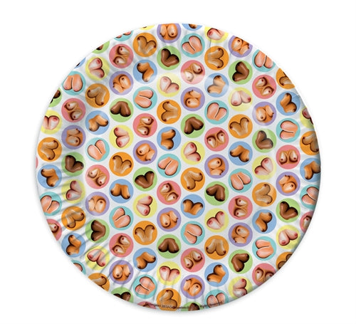 Spice Up Your Party with Mini Boob Plates - Perfect for Bachelor and Bachelorette Celebrations!
