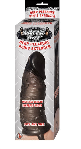 Upgrade Your Pleasure with the Deep Pleasure Penis Extender - Extra Length and Girth for Ultimate Satisfaction!
