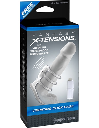 Vibrating Power Cage: The Ultimate Cockring for Rock Hard Erections and Intense Stimulation.