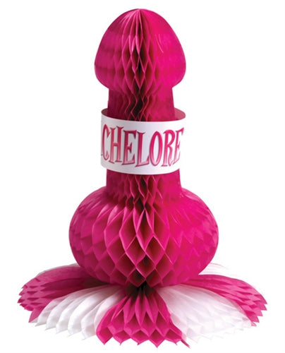 Bachelorette Party Centerpiece: Vibrant Giant Penis with Banner
