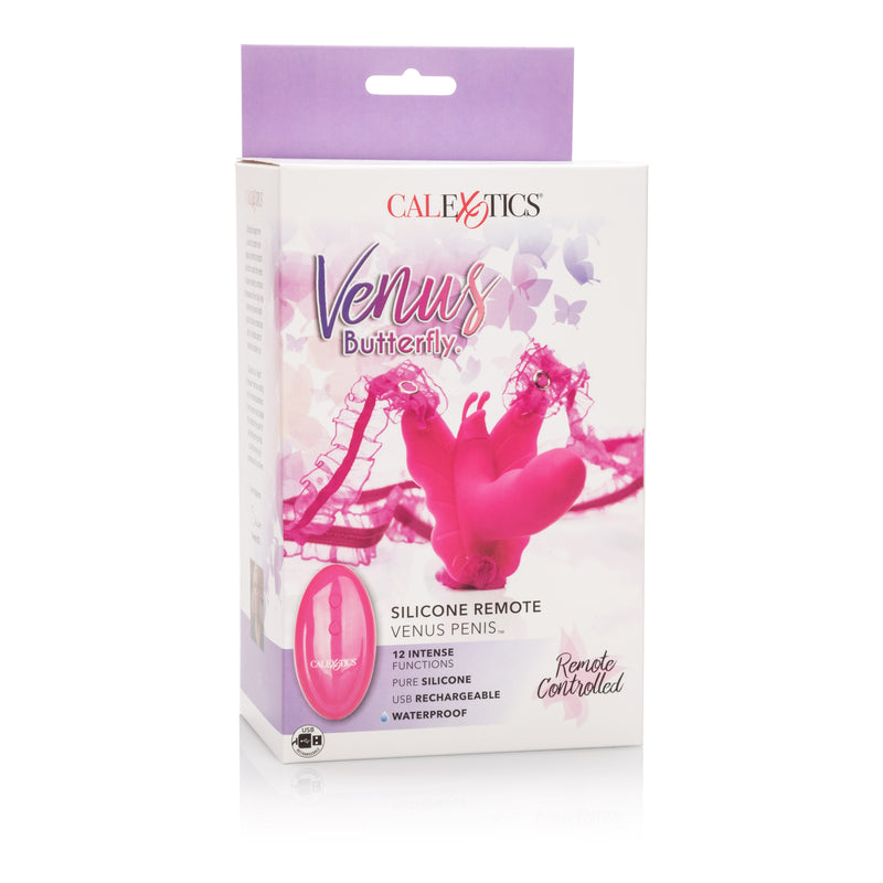 Venus Butterfly: 12-Mode Waterproof Silicone Vibrator with Remote Control