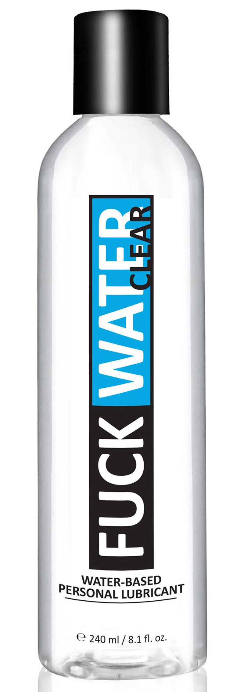 Clear Water-Based Lubricant for Enhanced Intimacy and Condom Compatibility - Fuck Water Clear 8.1oz