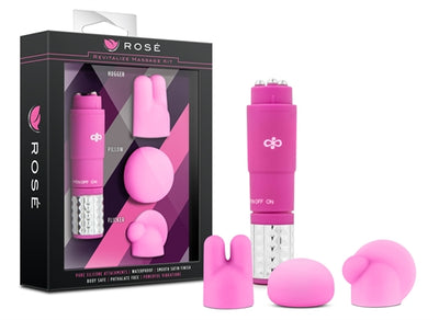 Revitalize Massage Kit: Target Tension and Soar to New Heights of Pleasure with Pinpoint Tip and Attachments