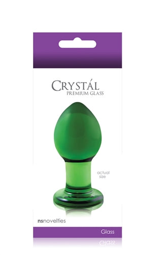 Eco-Friendly Hand-Blown Glass Plug for Sensual Pleasures and Safe Playtime.