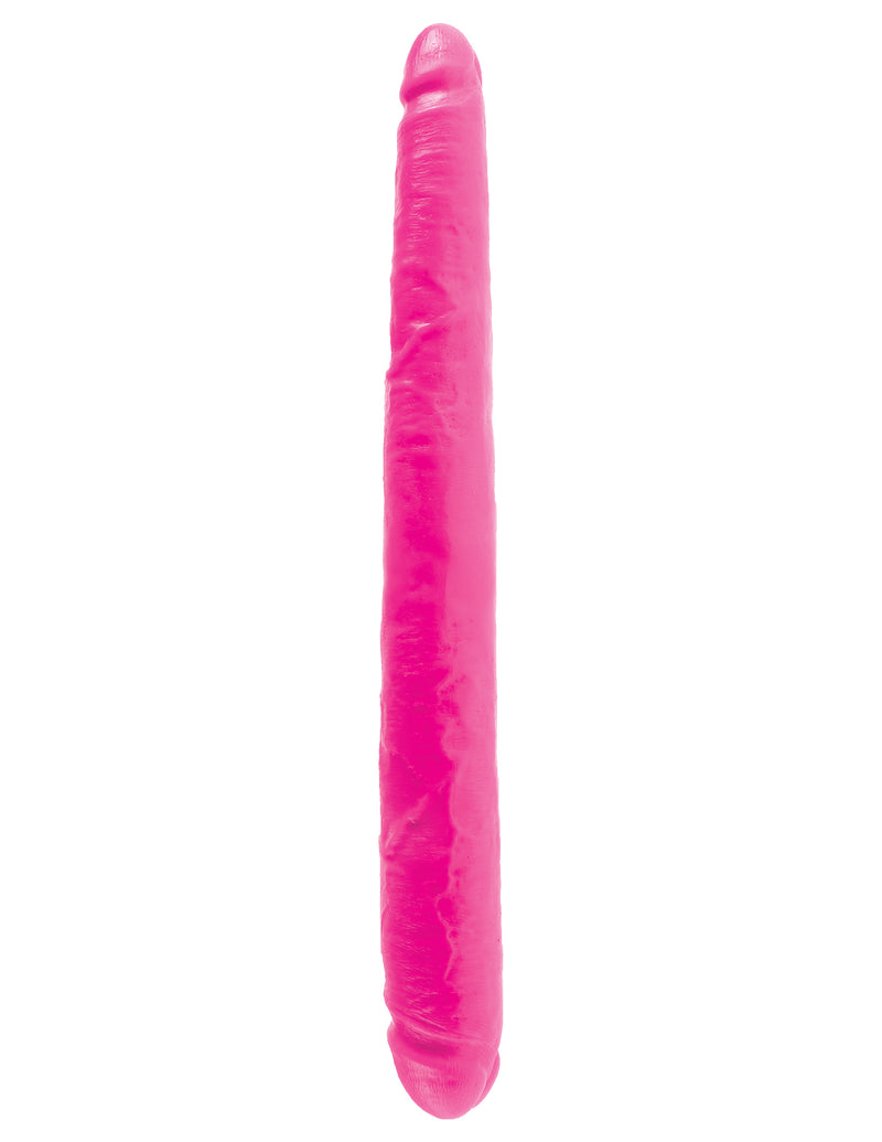 Double Your Pleasure with the 16" Dillio Double Dong - Perfect for Solo or Partner Play!