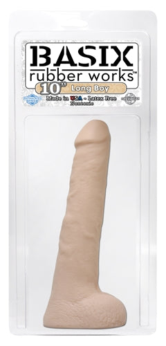 Flexible Pleasure: Basix Dildo with Realistic Design and Comfortable Feel for Ultimate Satisfaction.