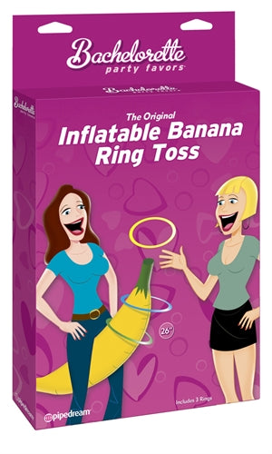 Spice Up Your Party with Inflatable Banana Ring Toss - Perfect for Bachelor & Bachelorette Celebrations!