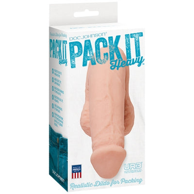 Realistic and Comfortable: Pack It Heavy Dildo and Harness Brief Set by Wigs