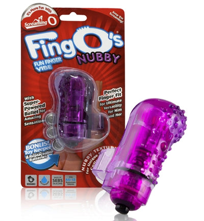 Experience Sensational Clit Stimulation with FingO's Nubby Finger Vibrator