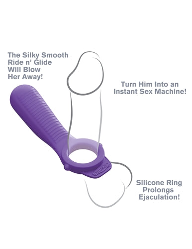 Rev Up Your Sex Life with the Ride N Glide Couples Ring - Ultimate Pleasure Guaranteed!