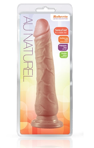 Roberto: Realistic Feel Dildo with Playful Vibe and Soft-Touch Comfort