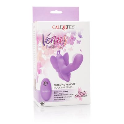 Silicone Remote G-Spot Massager with Butterfly Teaser - Fly High with 12 Vibration Functions!