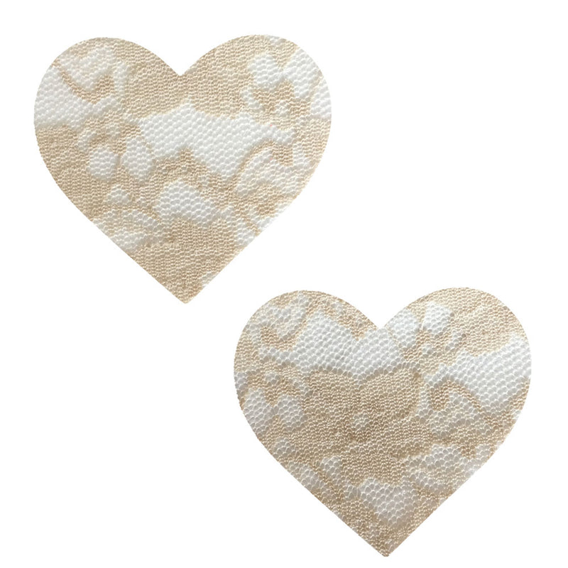 Nude Toffee Lace Pasties - The Perfect Secret Accessory for Any Outfit!
