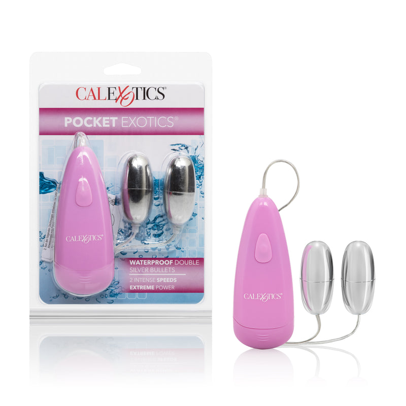 Waterproof Dual Motor Vibrator with 2 Intense Speeds and Easy Control Button for Wet and Wild Fun.
