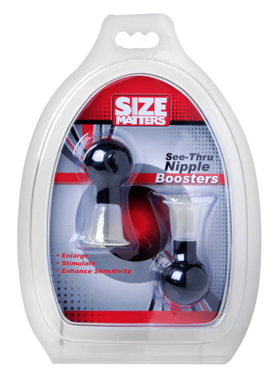 Enhance Nipple Sensitivity with See-Thru Boosters - Perfect for Bondage and Fetish Play!