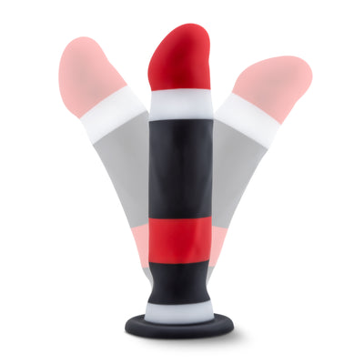 Avant D5 Sin City Silicone Dildo with Suction Cup Base and Harness Compatibility - 8 Inches of Pleasure!