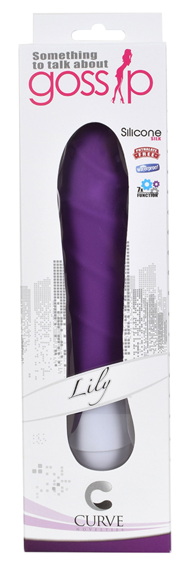 Gossip Lily 7-Function Wand Vibrator with Velvet Feel and Easy Grip Handle