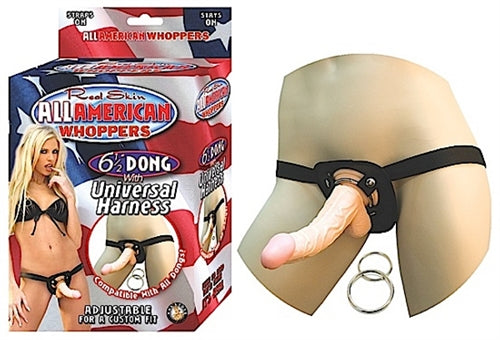 Get Ready to Spice Things Up with the Realistic All American Whoppers Strap-On Harness