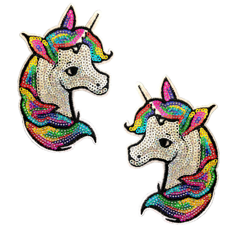 Rainbow Unicorn Nifty Nipztix Pasties - Self-Adhering, Hypoallergenic, and Durable for 10-12 Hours