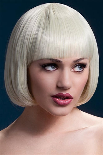 Blonde Short Bob with Fringe Wig - Transform Your Look in Seconds!