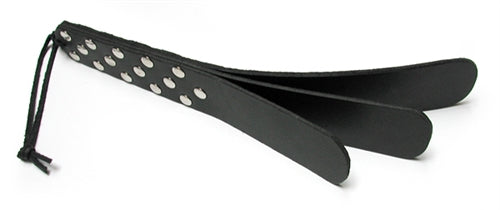 Triple Layer Leather Paddle for Enhanced Sensations in BDSM Play