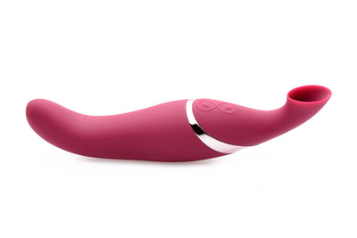Double-Ended Silicone Vibe: Elevate Your Orgasms with Suction and G-Spot Stimulation