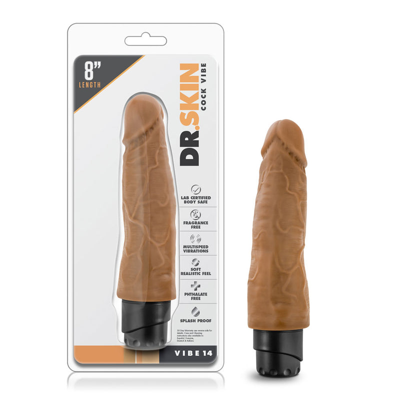 Get Ready for Intense Pleasure with the Realistic Dr. Skin Vibrator - 6.75 Inches of Customizable Fun!