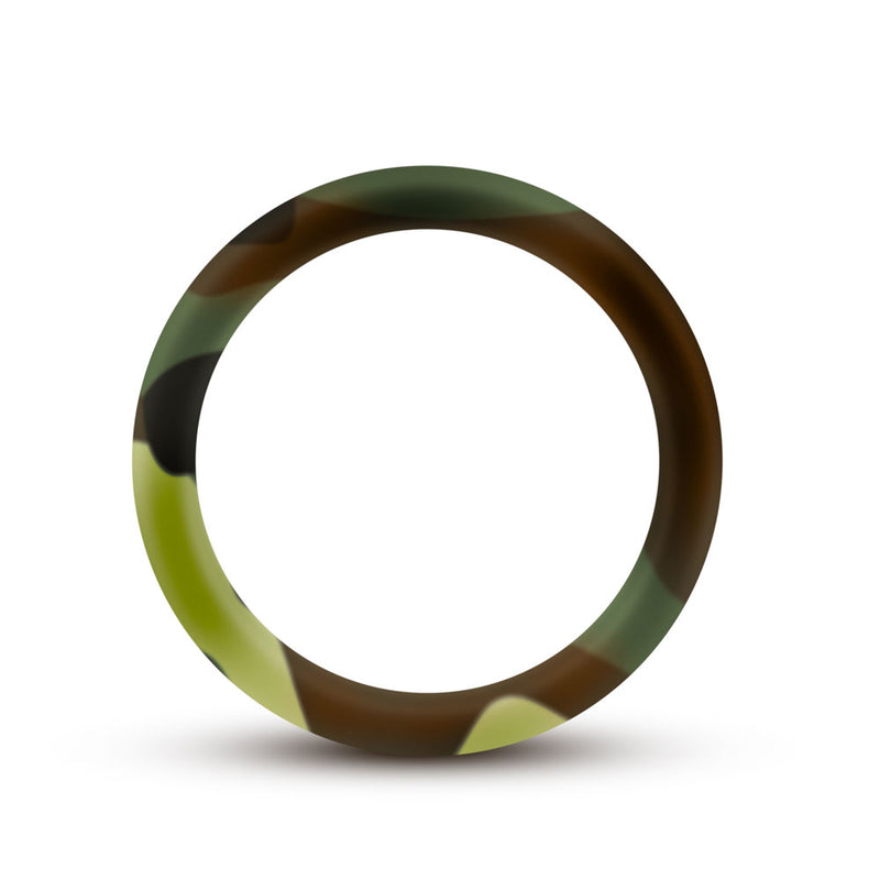 Silicone Camo Cock Ring for a Snug and Comfy Fit - Enhance Your Relationship with This Body-Safe Couples Toy!
