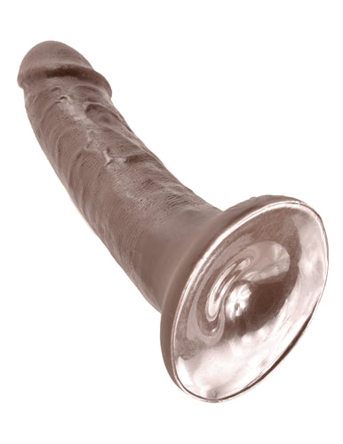 Realistic King Cock 6-Inch Dildo with Suction Cup Base for Mind-Blowing Ecstasy and Wet & Wild Adventures!