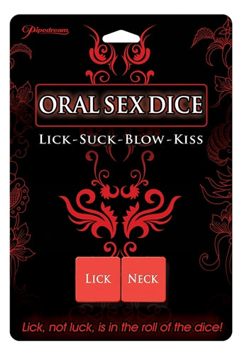 Roll Your Way to Romance with Lick-Suck-Blow-Kiss Oral Sex Dice