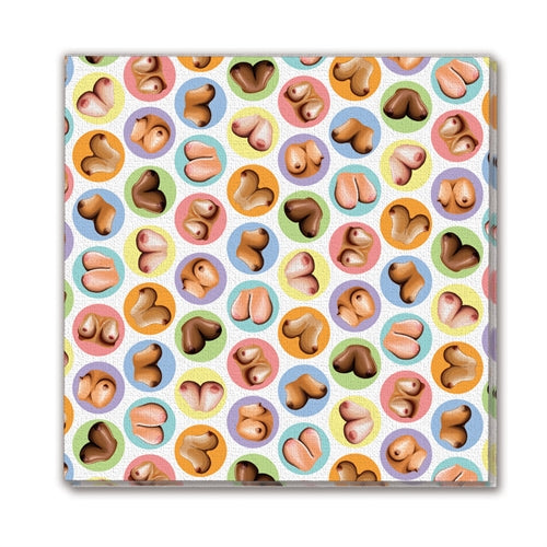 Spice up your party with our playful 2-ply Mini Boob Napkins - a conversation starter and practical addition to any occasion!