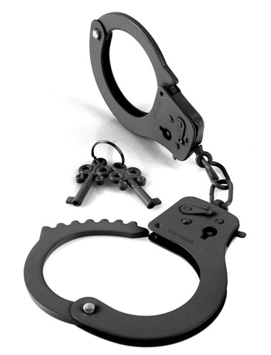 Heighten Your Passion with Designer Metal Handcuffs - Dominance and Pleasure Guaranteed!