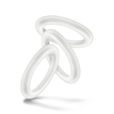 Enhance Your Performance with Pure Silicone Cock Rings - Set of Three