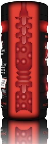 Experience Red-Hot Pleasure with the Disposable Fire Zolo Cup - Perfect for Solo Play!