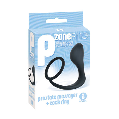 Experience Dual-Action Bliss with the P-Zone Ring - Prostate Massager and Cock-Ring Combined!